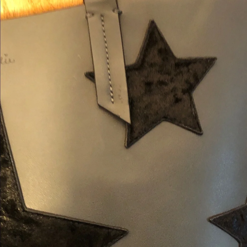 Kendall & Kylie Tote with Black Star Appliqués